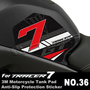 3M Motociklu Anti-Slip Pusē Tvertnes Pad Uzlīme Aizsargāt Ceļgalu Saķeri Decal Accessori Par Yamaha MARĶIERGĀZES 7 GT TRACER700 2020 2021 2022