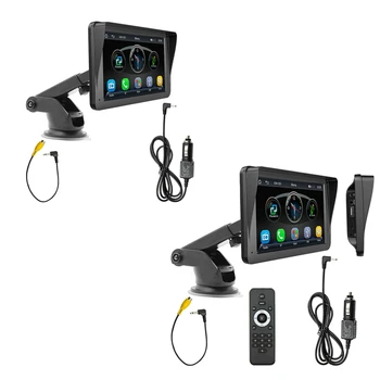 7 Collu Portatīvo Bezvadu Carplay Ekrāna Carplay Mp5 Auto Mp5 Atskaņotāju, GPS Universal