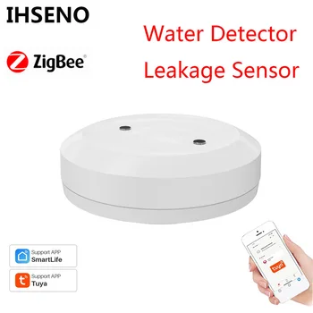 Tuya Par ZigBee Ūdens Detektori, Noplūdes Sensors, Iegremdējot Apsardzes Signalizācijas Ūdens Noplūdes Detektors, Pārplūdes