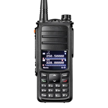 UV008 DMR Digitālo Walkie Talkie Vairāku Joslu 136-520MHZ 10W divvirzienu Radio IP67 Waterproof GPS Pozicionēšanas Koordinātes